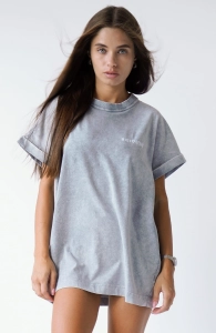 Ash Grey Washed Tee
