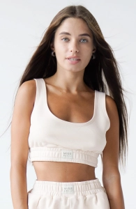 Creamy Flippy Tracksuit Top