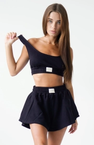 Black Flippy Tracksuit Set