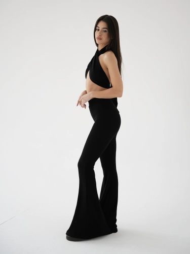 COZY FLARE BLACK PANTS MISSDENIM SPODNIE LEGGINSY .png