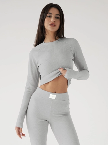 SZARY GREY ZESTAW COZY FLARED FLARE DZWONY MISSDENIM LEGGINSY.jpg