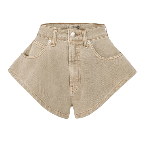 CAPPUCCINO MOKKA MOUSE SHORTS ROZKLOSZOWANE SPODENKI MISSDENIM.png