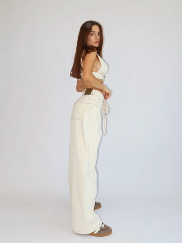 VANILLA JEANS BAGGY MISSDENIM DENIM TOP BRA STANIK VANILIOWY KREMOWY.png