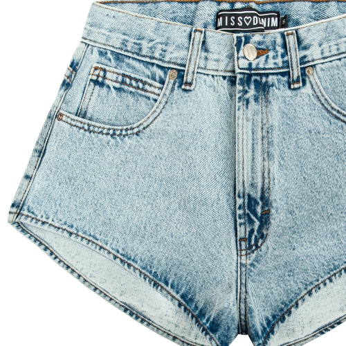 MARMO BASELIONE SHORTS SPODENKI JEANSOWE MARMURKOWE KRÓTKIE MISSDENIM NA LATO niebieskie.png
