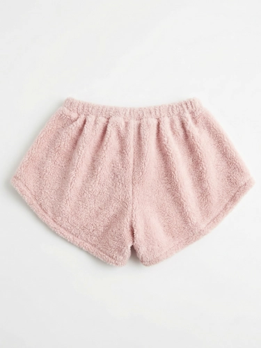 Pink Teddy Bear Hoodie Missdenim packshot, pastel pink teddy hoodie, różowa bluza z misiem, damska teddy bear bluza, soft plush pink hoodie, cute pastel hoodie women, Missdenim pink hoodie