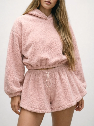 Pink Teddy Bear Hoodie packshot, pastelowa różowa bluza damska, Missdenim teddy hoodie, soft cozy pink hoodie, cute teddy bear design, womens pastel hoodie, różowa bluza teddy, kawaii pink hoodie