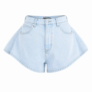 Baby Blue Pleated Baseline Skorts