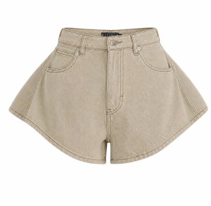 Cappuccino Pleated Baseline Skorts