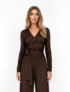 Longsleeve Dark Chocolate Top
