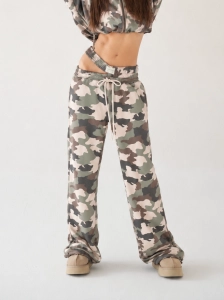 Moro Cut Double Belt Sweatpants