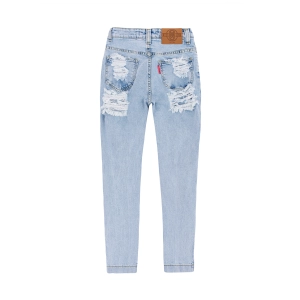 Butt Rip Marmo Zip Leg Jeans