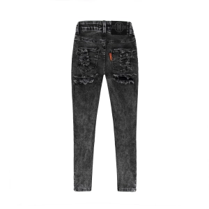 Butt Rip Acid Zip Leg Jeans