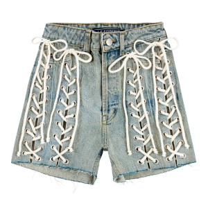 All Tied Up Beige Shorts