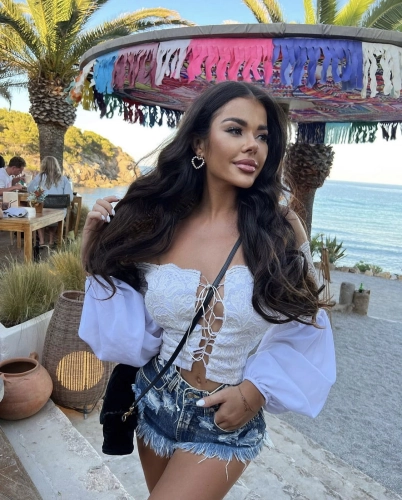 MINIMAL SKY MISSDENIM SHORTS JEANS