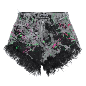 Minimal Splash-Effect Shorts