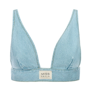 Baby Blue Denim Top